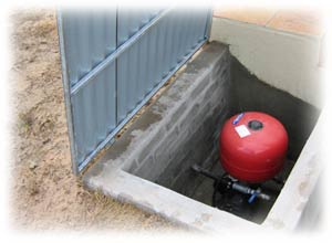Domestic pump installation